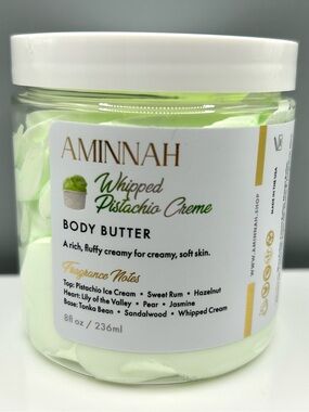 Aminnah Whipped Pistachio Crème Body Butter